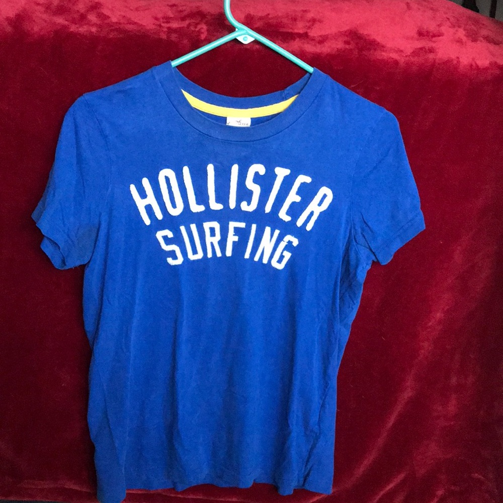 blue short sleeve